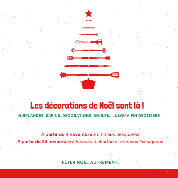 Noël autrement avec Emmaüs