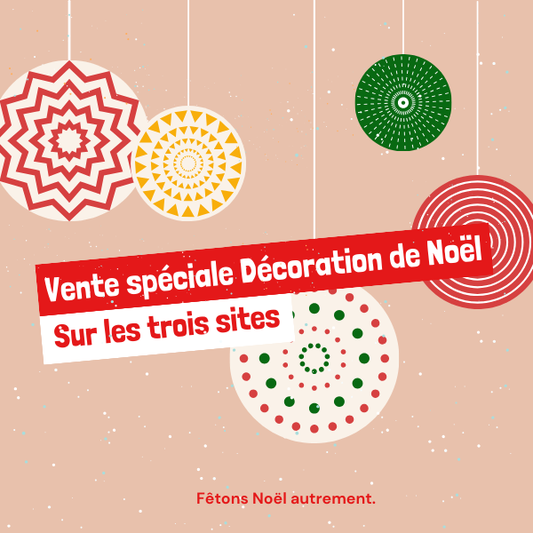 Décorations et ventes spéciales de Noël