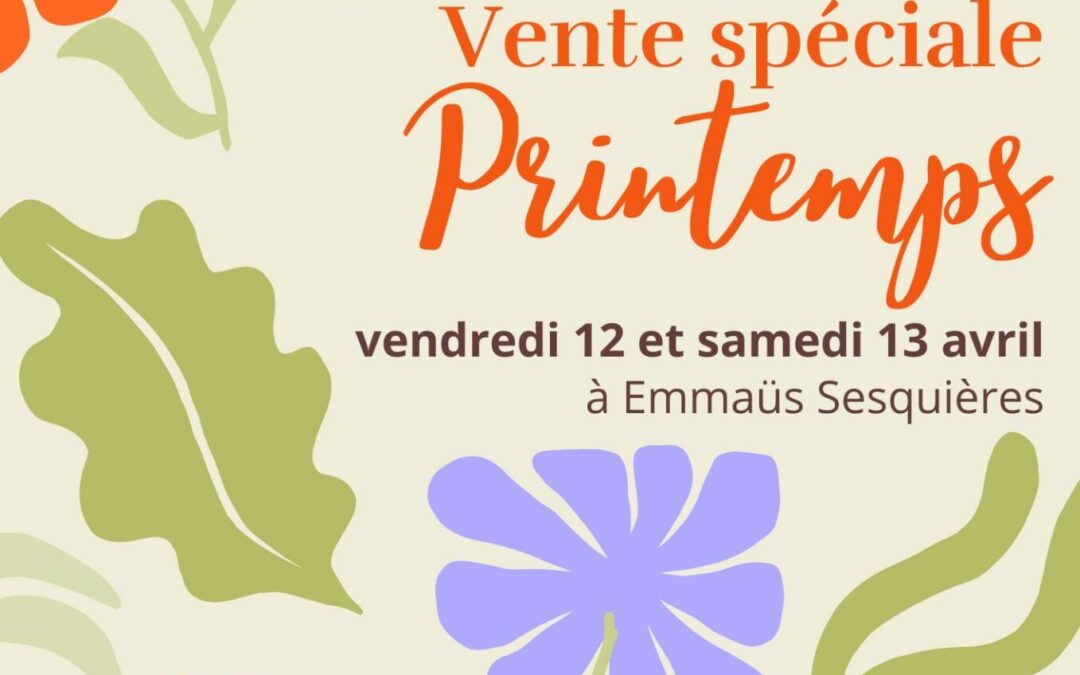 Vente de printemps !