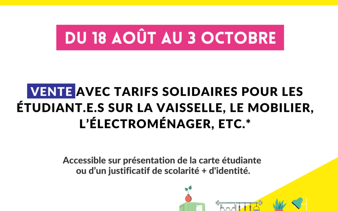 Rentrée solidaire pour les étudiant.e.s