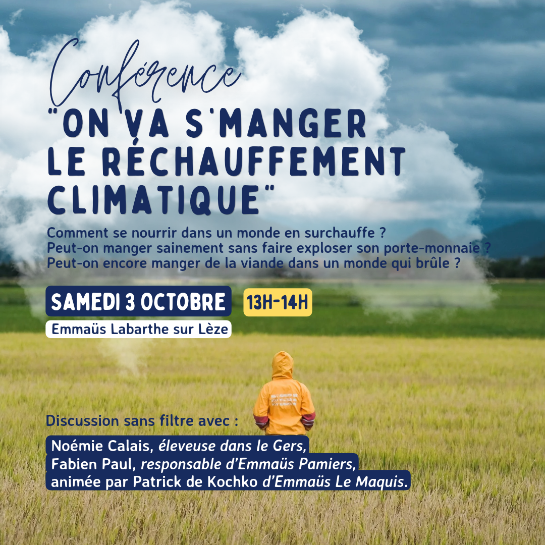 Conférence : “On va s’manger le réchauffement climatique“